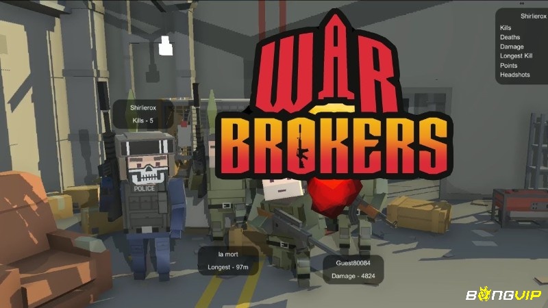 War Brokers kết hợp bắn súng Pixel 3D với lối chơi hành động và phối hợp chiến thuật