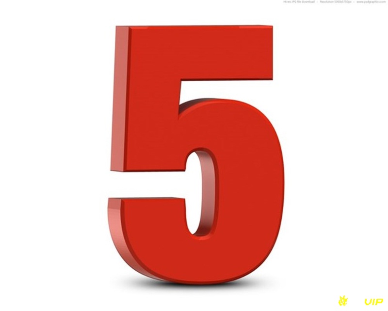 Giấc mơ thấy số 5 là lời nhắc nhở bạn cần xem xét lại lối sống của bản thân mình